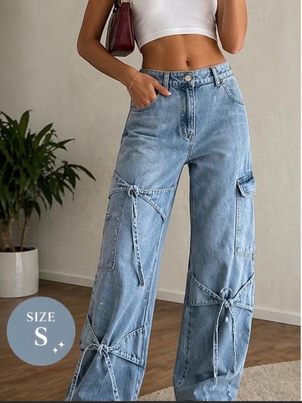 Cider Cargo Bow Jeans